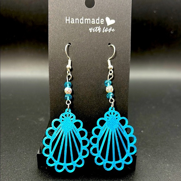 Jewelry - Handmade Blue Earrings